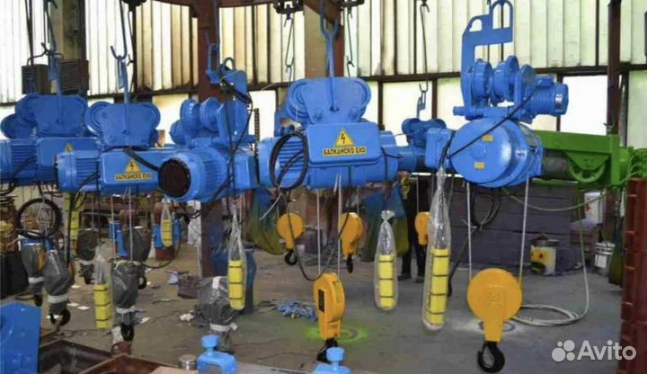 Тельфер таль Balkancar Т10632 г/п5т.12м.С радиоуправлением Кран-балка