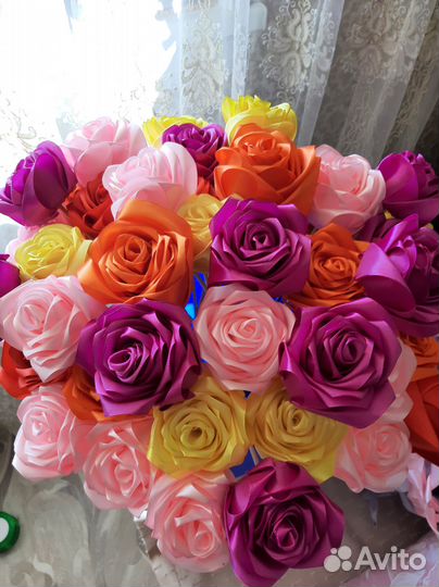 Искусственные цветы букеты розы