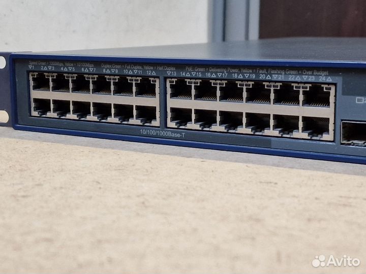 PoE гигабитный коммутатор 24-порт HP E4210-24G-PoE