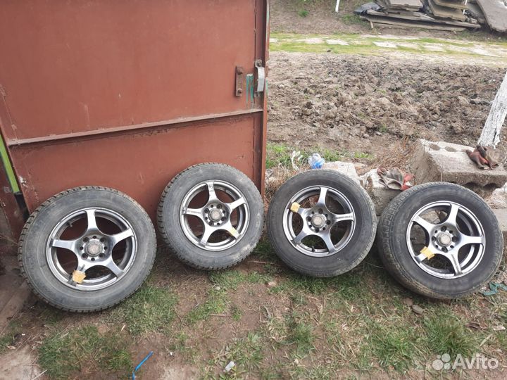 Литье диски r13с резиной бу