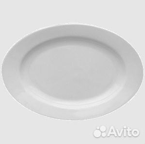 Блюдо для рыбы «Кашуб-хел» фарфор,H5,L38,B22см