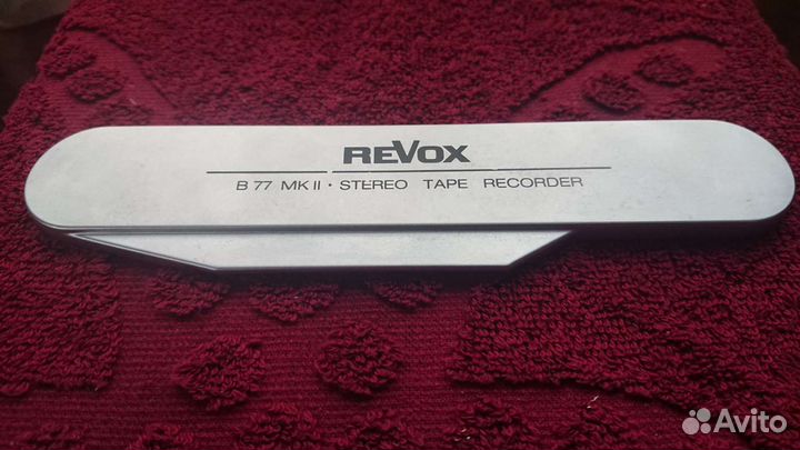 Revox B77 MK II head block cover