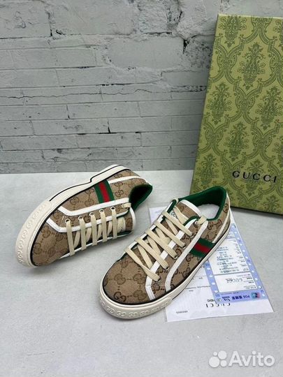 Кроссовки кеды Gucci premium (36-40)