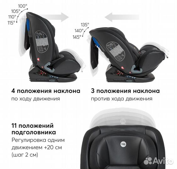 Автокресло Happy Baby Orex, группа 0+ с Isofix