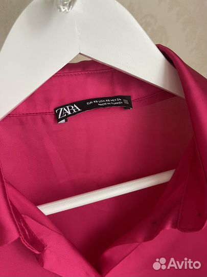 Блузка рубашка zara