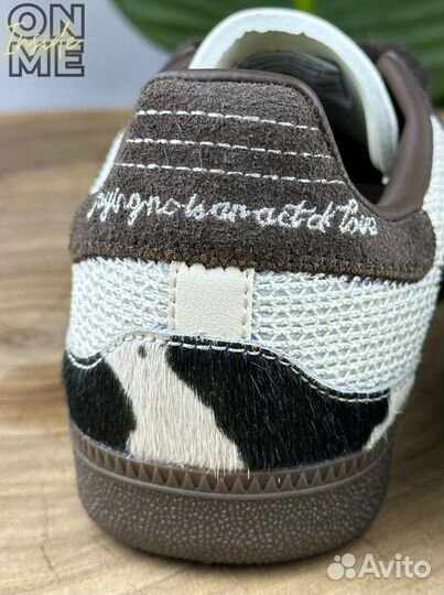 Adidas samba cow print