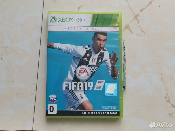 Fifa 19 xbox 360 пустая коробка