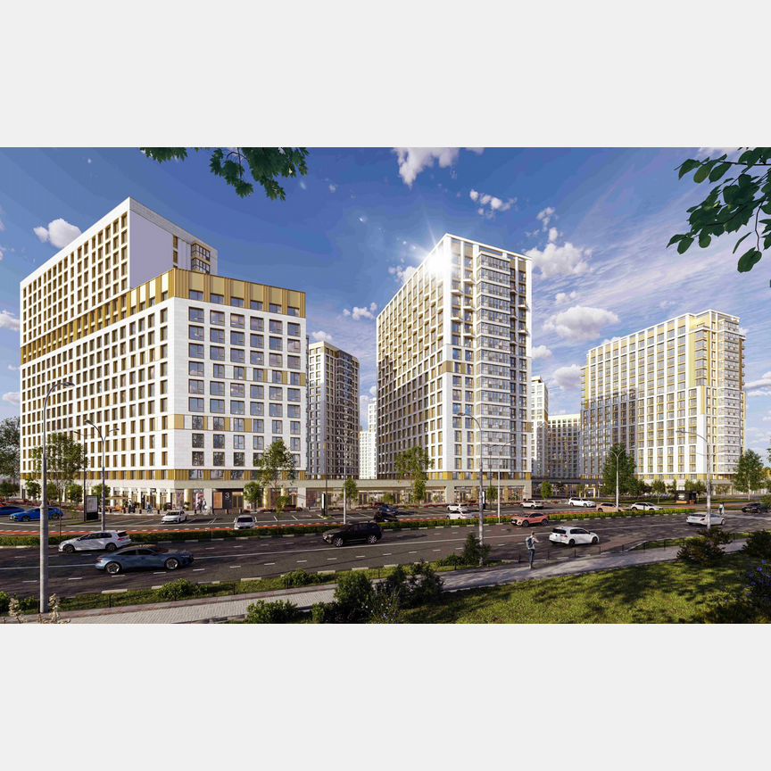 2-к. квартира, 60,9 м², 13/18 эт.