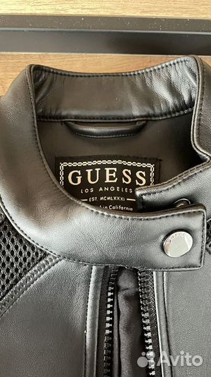 Кожаная куртка Guess