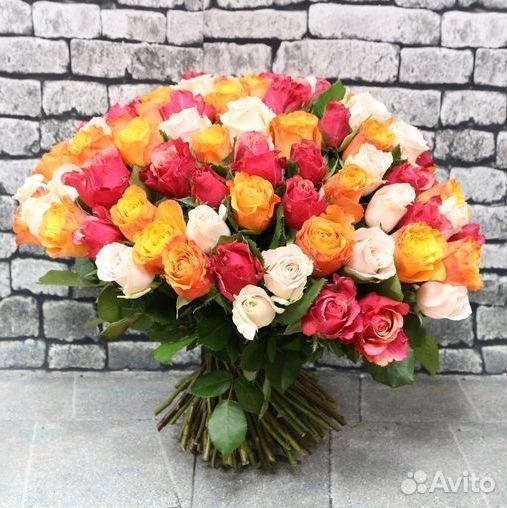 25 роз цветы девушке