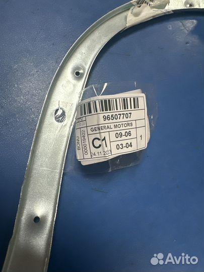 Кронштейн заднего бампера левый matiz