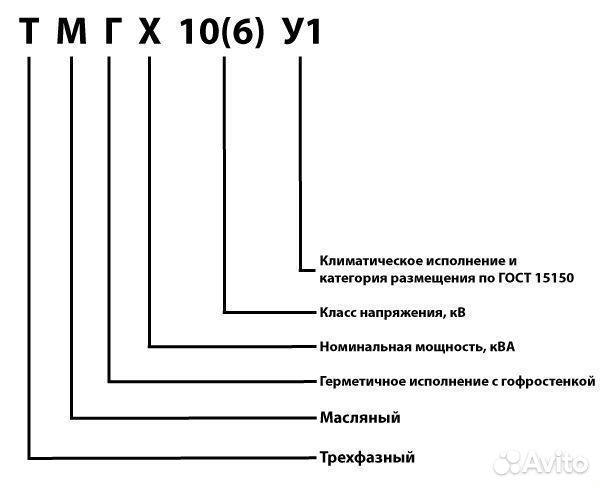 Трансформатор силовой на масле 400/6(10)\У/Zн-11