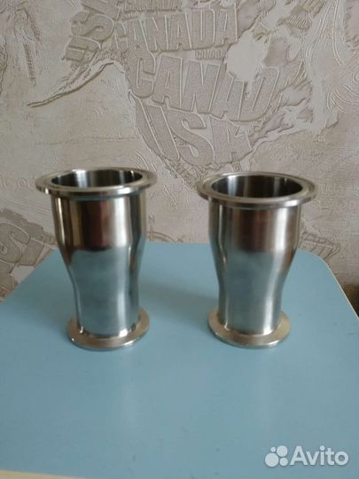 Переходник с клампа 1,5 дюйма на кламп 2 дюйма