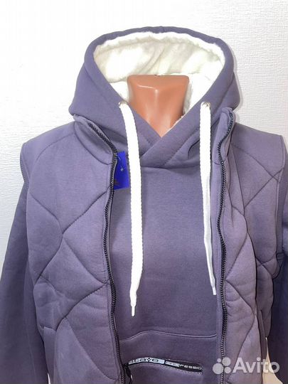 Костюм тройка женский тёплый