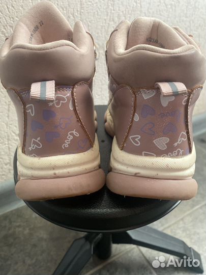 Ботинки демисезонные для девочки 22 размер