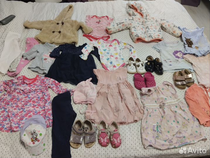 2 пакета вещей для девочки от 6 месяцев -1,5 года