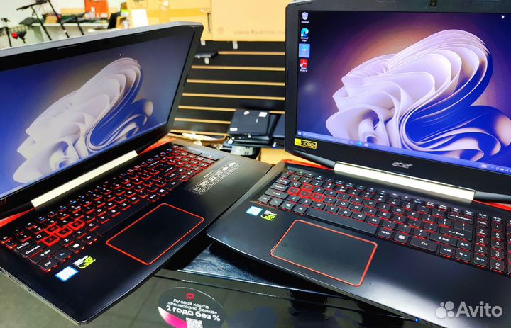 Игровые ноутбуки acer Nitro с гарантией