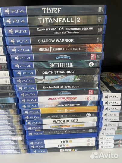 Диски Пс4 и Пс5