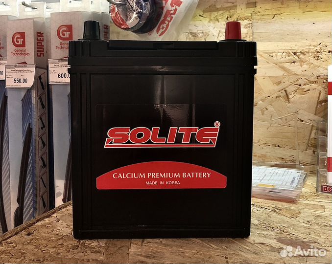 Solite 44Ah Азия (Обратная полярность)