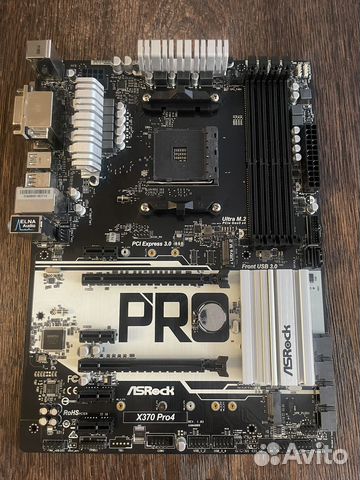 Материнская плата AsRock x370 pro4 (AM4) купить в Москве | Электроника ...