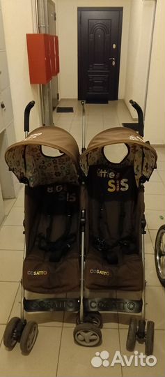Коляска для двойни и погодок