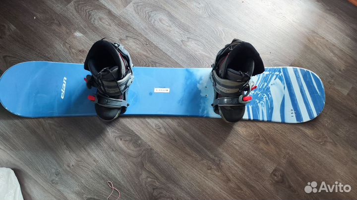 Комплект сноуборд+крепления+ботинки