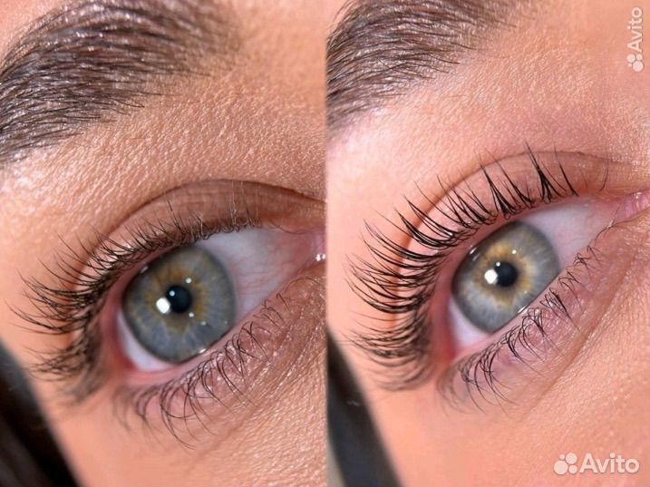 Ламинирование ресниц + окрашивание + маска