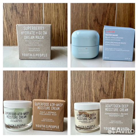 Laneige, Youth To The People кремы, маска для губ