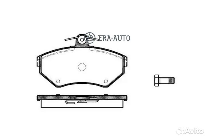 Remsa 063100 631 00 FDB1312224746 колодки дисковые