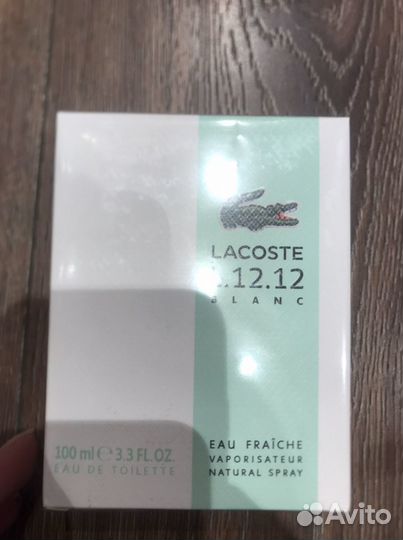 Lacoste L.12.12 blanc Eau Fraiche EDP 100 ml