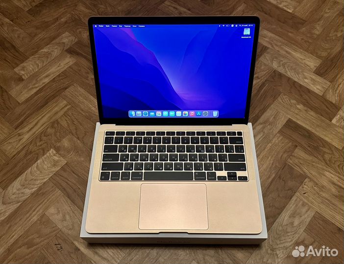 MacBook Air M1 Gold 8GB/256GB, 19 циклов