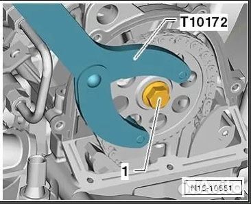 Ключ для фиксации валов VAG T10172