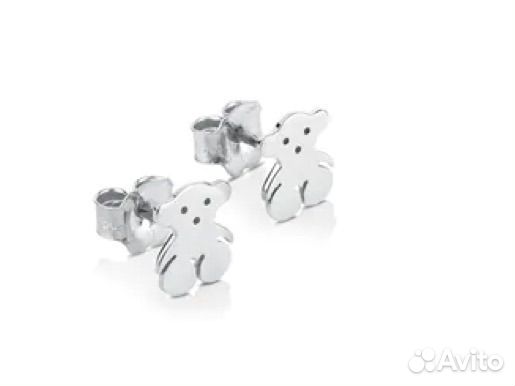 Серьги Тоус Bear 8.5мм