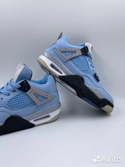 Nike Air Jordan Retro Iv 4 University Blue Black