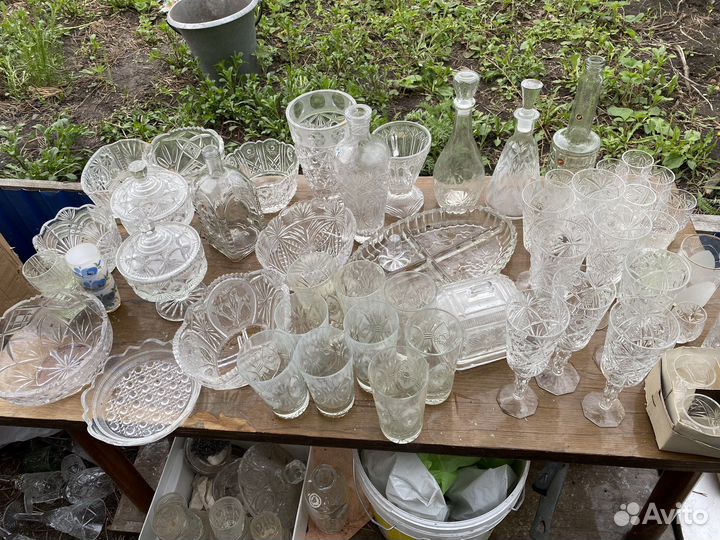 Хрустальная посуда СССР