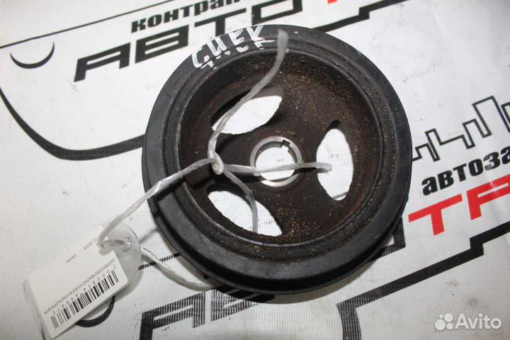Шкив коленвала hyundai G4EH G4EK accent X3 2 ремня 2312426010