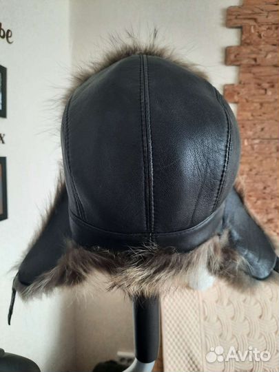 Шапка ушанка меховая мужская
