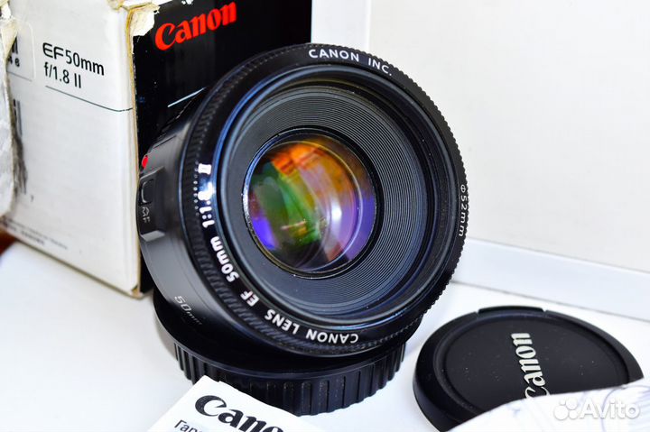 Canon EF 50mm f/1:1.8 II Портретный объектив Canon
