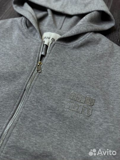 Зип худи miu miu
