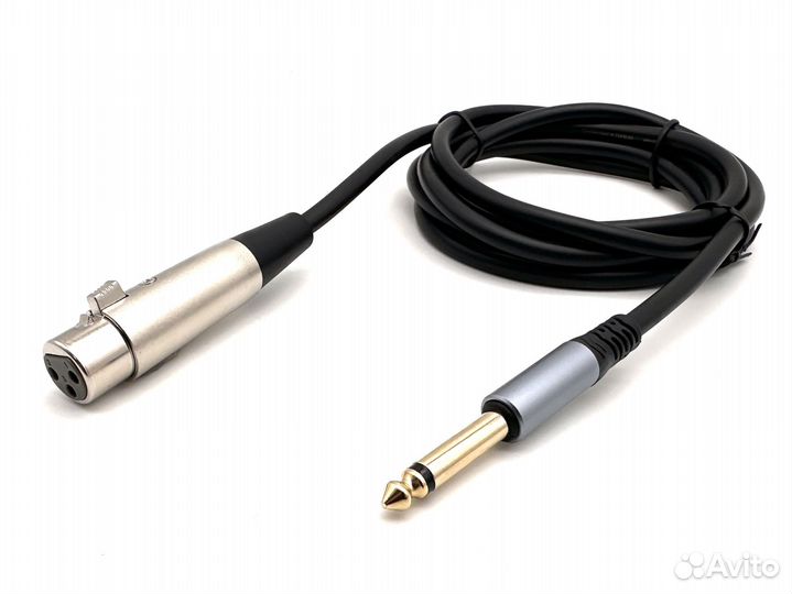 Кабель Аудио 6,3 Jack - XLR 1,8м Premium