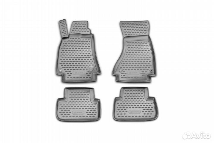 Коврики в салон audi A-4 B8, 2007-2015, АКПП, 4 шт