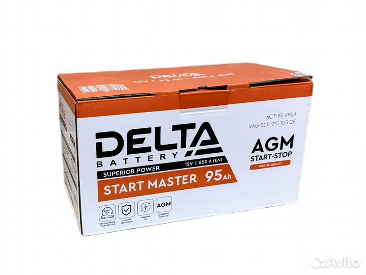 Акб Mercedes GL G Varta AGM (Delta) 95ач 850А