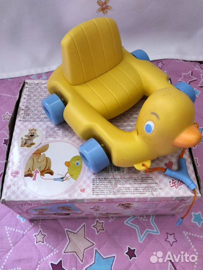 Аксессуары для беби борна каталка уточка