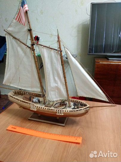 Модель корабля virginia 1819 масштаб 1:41