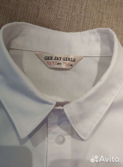 Рубашка белая школьная форма