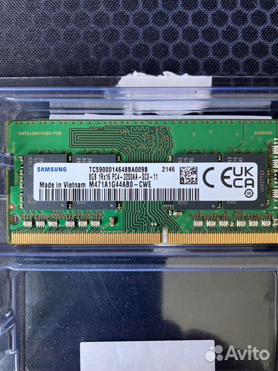Оперативная память ddr4 8gb samsung