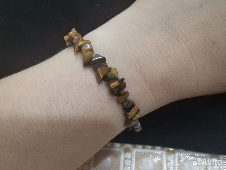 Браслет из тигрового камня