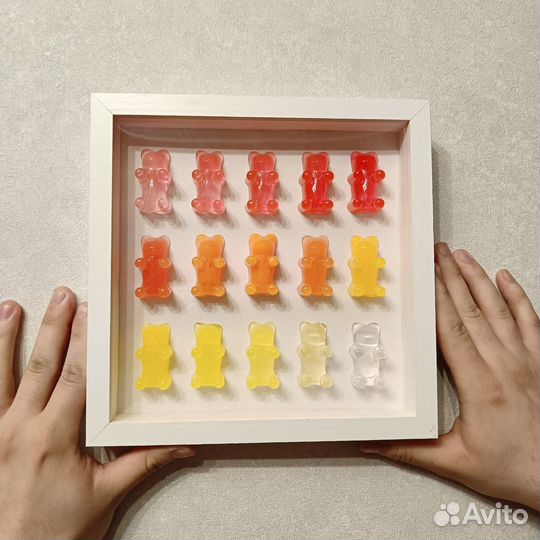 Jelly bear мишки из эпоксидной смолы