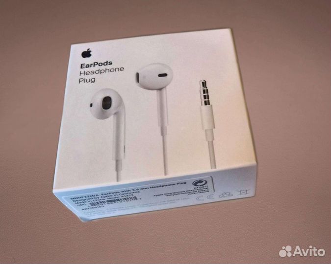 Проводные наушники EarPods (iPhone 6 вакуум)