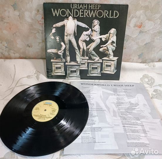 Uriah Heep 1974 Wonderworld Оригинал Пластинка LP